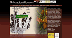 Desktop Screenshot of mulberrystreetrestaurant.com